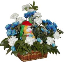 Dikmen Metin Akku� �i�ek sat��� , �i�ek�i , �i�ek�ilik  Krizantenlerden oyuncakli tanzim