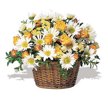 sepet i�erisinde kir �i�ekler  Dikmen Akp�nar Ankara  hediye sevgilime hediye �i�ek 