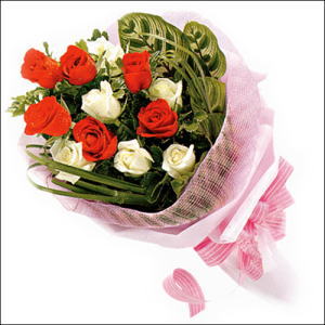 5 kirmizi 5 beyaz g�llerden  Ankara Dikmen �lker �i�ek yolla , �i�ek g�nder , �i�ek�i  