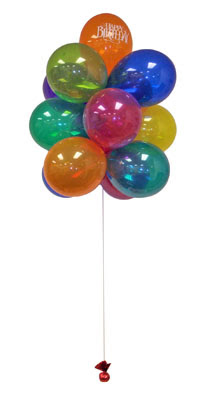 Ankara Dikmen cicekciler , cicek siparisi  Sevdiklerinize 17 adet u�an balon demeti yollayin.