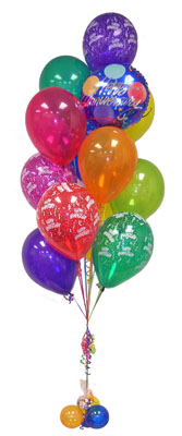 Ankara Dikmen 14 �ubat sevgililer g�n� �i�ek  Sevdiklerinize 17 adet u�an balon demeti yollayin.
