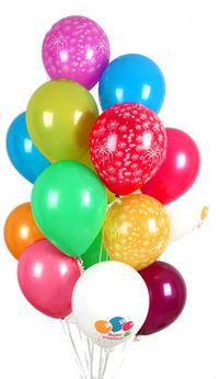 Dikmen Keklikpnar iek online iek siparii  30 adet uan balon buketi demeti renkli