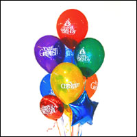 Dikmen lker internetten iek siparii  21 adet renkli uan balon hediye rn