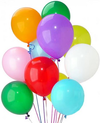 16 adet u�an balon demeti