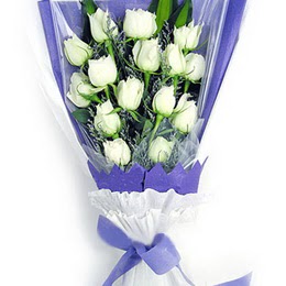 �i�ek�i Dikmen �i�ek servisi , �i�ek�i adresleri  11 adet beyaz g�l buket modeli
