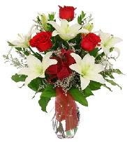 5 adet k�rm�z� g�l ve 1 dal kazablanka Dikmen ankara �i�ek ma�azas� , �i�ek�i adresleri 