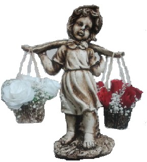 12 adet beyaz k�rm�z� canl� g�l 50 cm biblo bebek