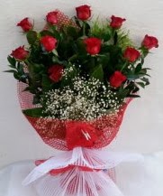 11 adet k�rm�z� g�lden g�rsel �i�ek Ankara Dikmen 14 �ubat sevgililer g�n� �i�ek 