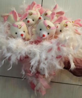 9 Adet pelu� tav�an tav�an buketi Ankara Dikmen Osmantemiz online �i�ek g�nderme sipari� 