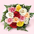 Dikmen Metin Akku� �i�ek sat��� , �i�ek�i , �i�ek�ilik  renkli g�llerden demet 10 lu