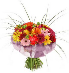 karisik gerbera demeti 15 adet gerberalardan �i�ek�i Dikmen �i�ek servisi , �i�ek�i adresleri 