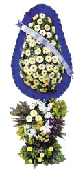 ankara �i�ek�i Dikmen ucuz �i�ek g�nder  2,2 m. Boyunda tek katli ayakli sepet