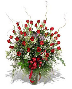 Dikmen ankara �i�ek ma�azas� , �i�ek�i adresleri  33 adet kirmizi g�l vazo i�erisinde