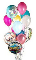 Ankara Dikmen �lker �i�ek yolla , �i�ek g�nder , �i�ek�i   g�rsel kaliteli 17 u�an balon buketi tanzimleri
