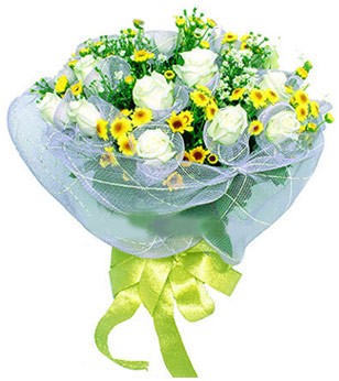 Dikmen ankara �i�ek ma�azas� , �i�ek�i adresleri  12 adet �zel beyaz g�l buketi