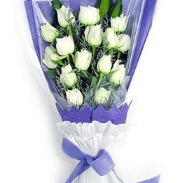 �i�ek�i Dikmen �i�ek servisi , �i�ek�i adresleri  11 adet beyaz g�l buket modeli