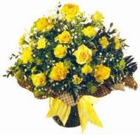 �ve�ler Dikmen anneler g�n� �i�ek yolla  Sari g�l karanfil ve kir �i�ekleri