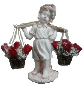 50 cm biblo bebek 11 adet canl� k�rm�z� g�l
