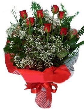 7 k�rm�z� g�l buketi ankara �i�ek�i Dikmen ucuz �i�ek g�nder 