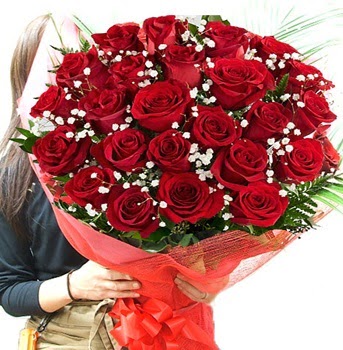 K�z isteme �i�e�i buketi 33 adet k�rm�z� g�l Ankara Dikmen Osmantemiz online �i�ek g�nderme sipari� 