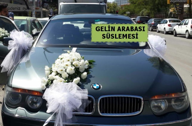 Gelin Arabas� s�slemesi D���n arabas� Dikmen cicek , cicekci 