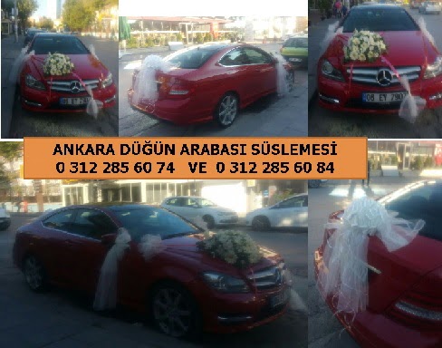 D���n arabas� s�slemesi 11 beyaz g�lden gelin �i�e�i buketi hediye Dikmen cicek , cicekci 