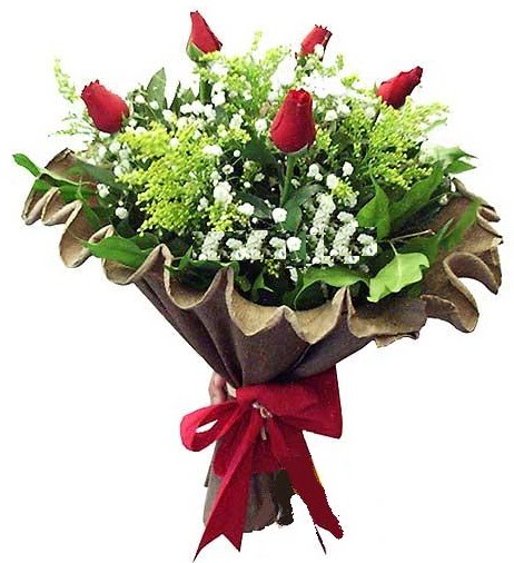 5 adet g�lden buket Ankara Dikmen Osmantemiz online �i�ek g�nderme sipari� 
