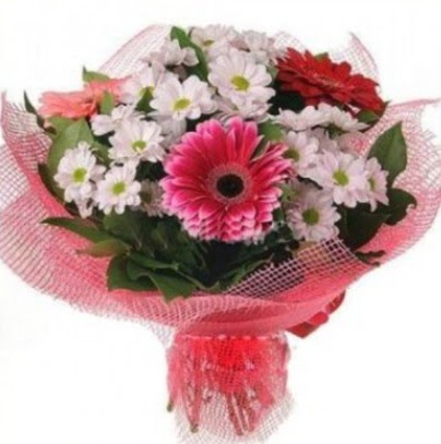 Gerbera ve k�r �i�ekleri buketi A�a�� Dikmen ankara �i�ek�i telefonlar� yurti�i ve yurtd��� �i�ek sipari�i 